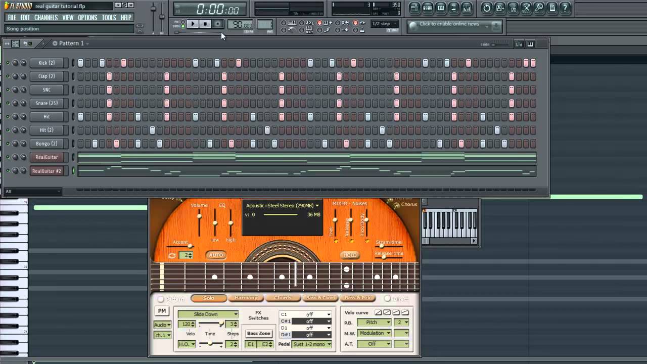 How i make it funky realguitar song